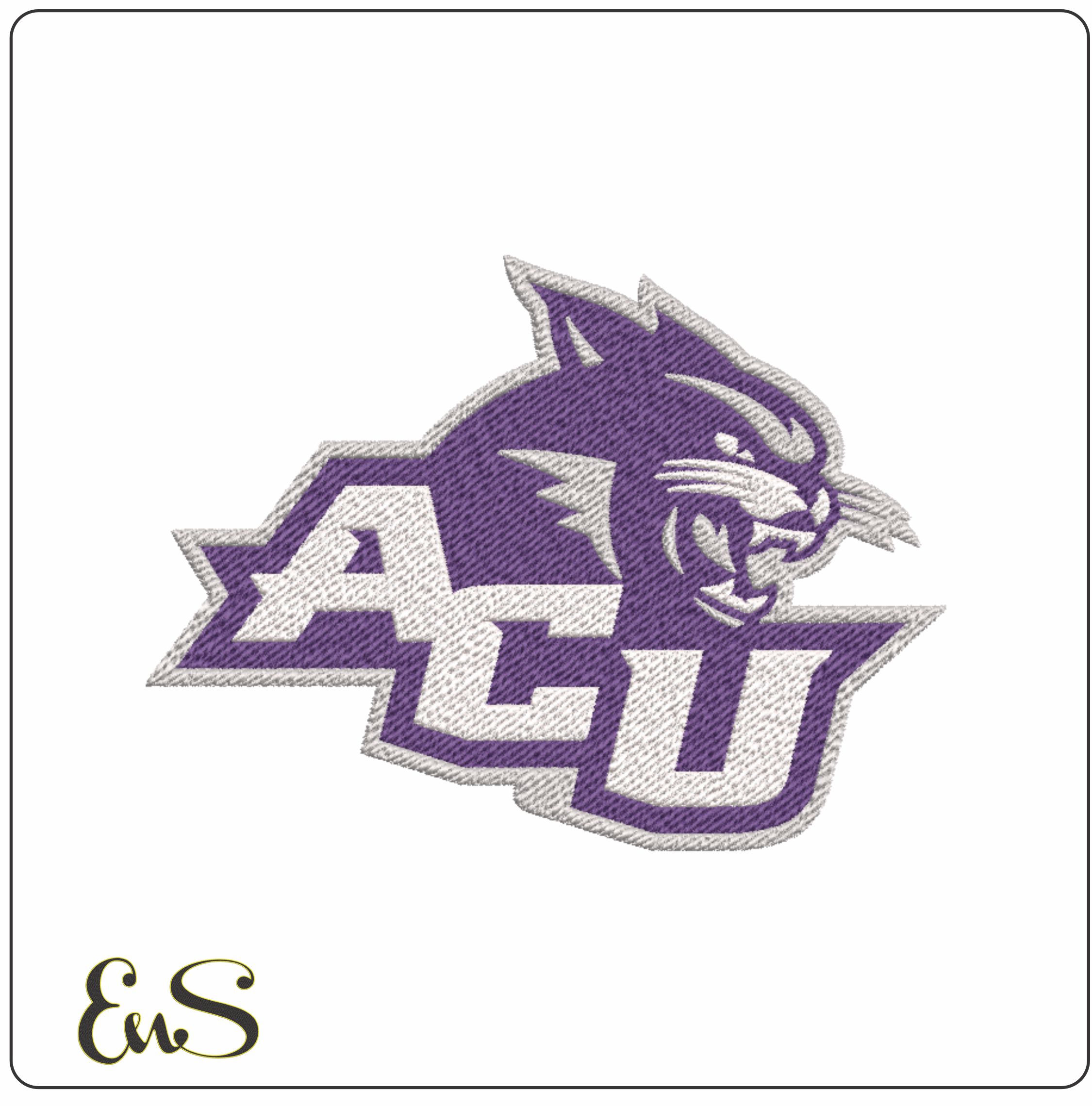 Abilene Christian Wildcats ACU Wildcat Logo Embroidery Design