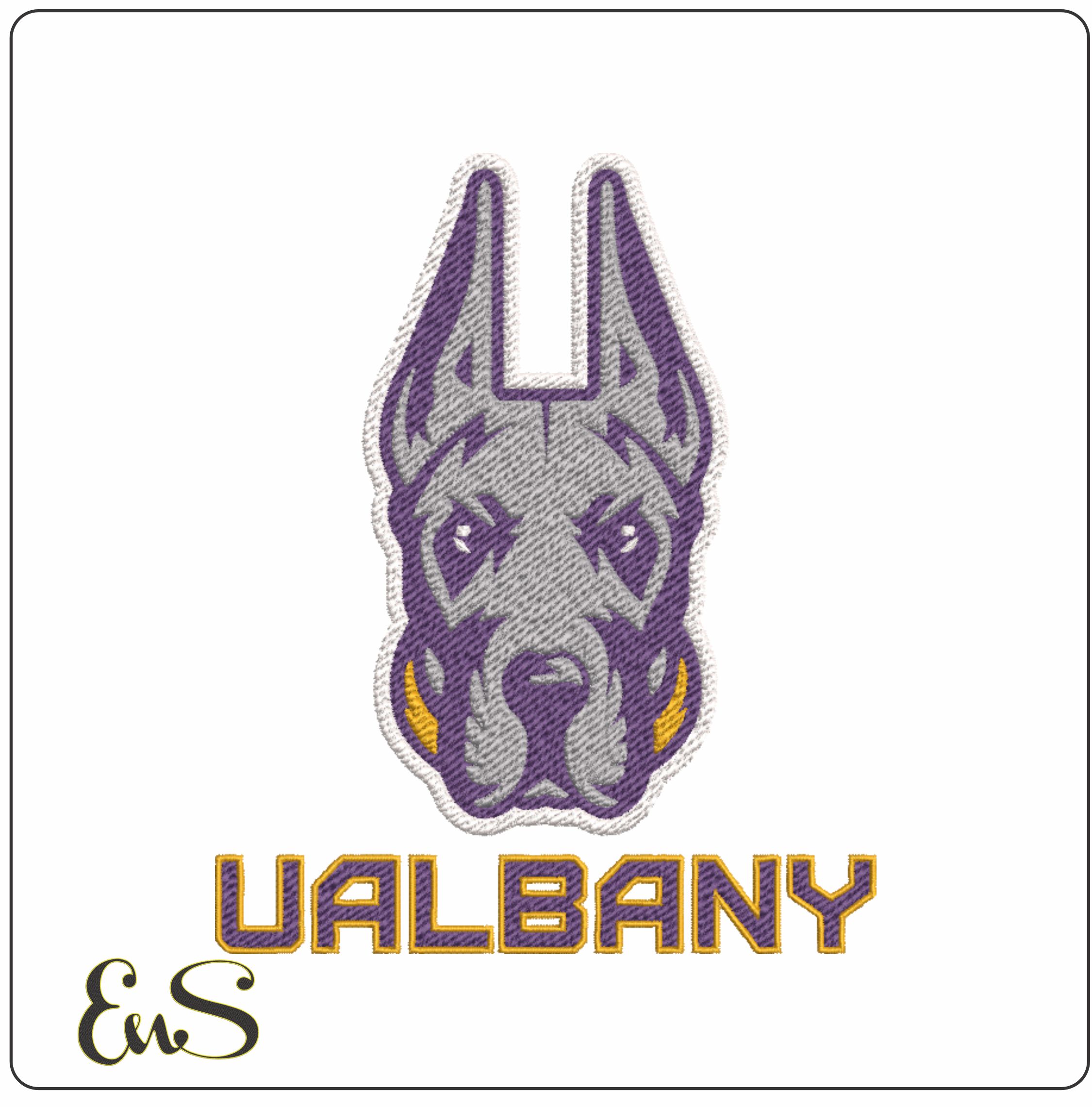 Albany Great Danes embroidery design - Albany embroidery machine pattern embroidery file - instant download in a frame