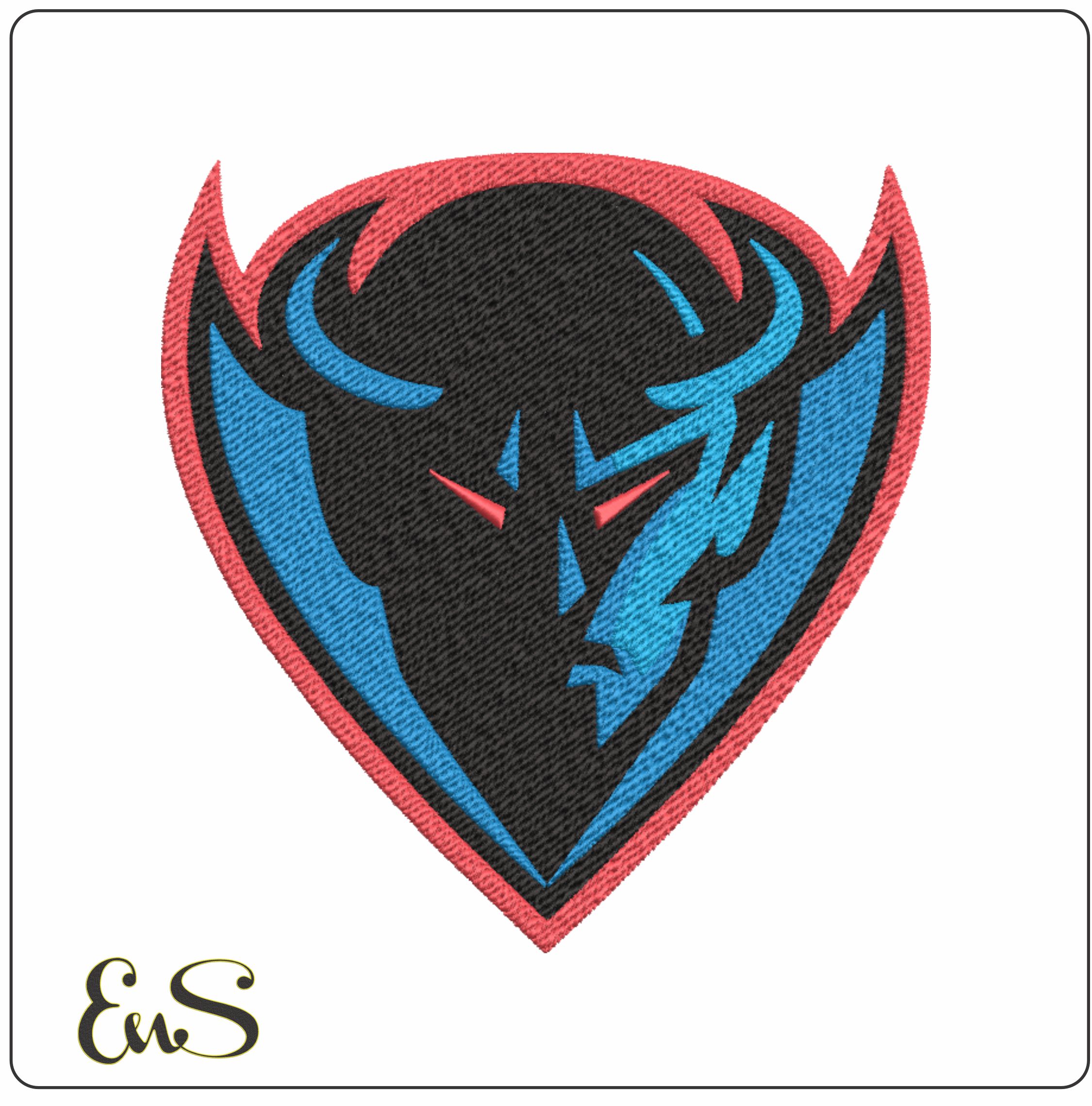 Depaul Blue Demons machine embroidery design