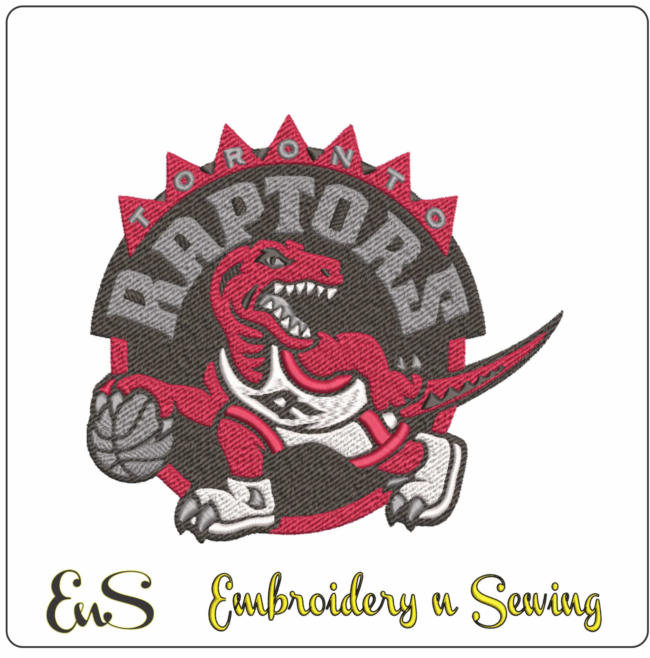 Toronto Raptors Logo Embroidery Design