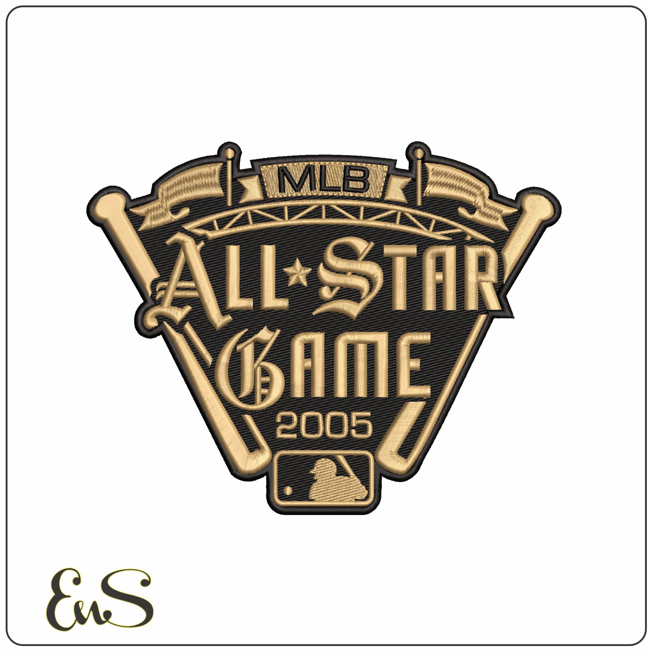 ALL STAR GAME 2005 CERVECEROS - Elegant embroidery design file - instant download