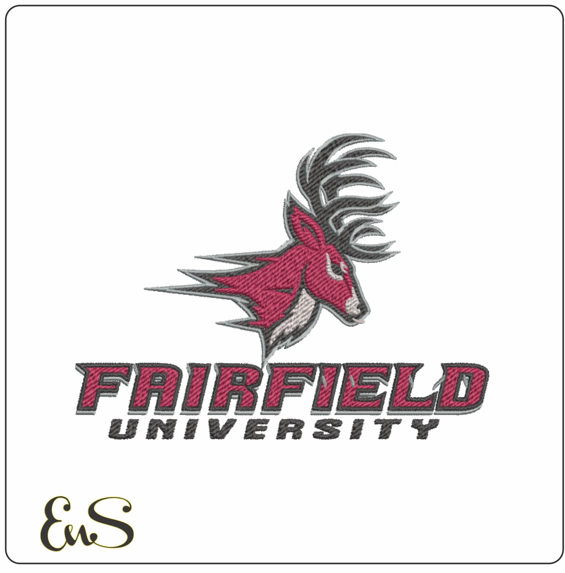 Fairfield Stags machine embroidery design
