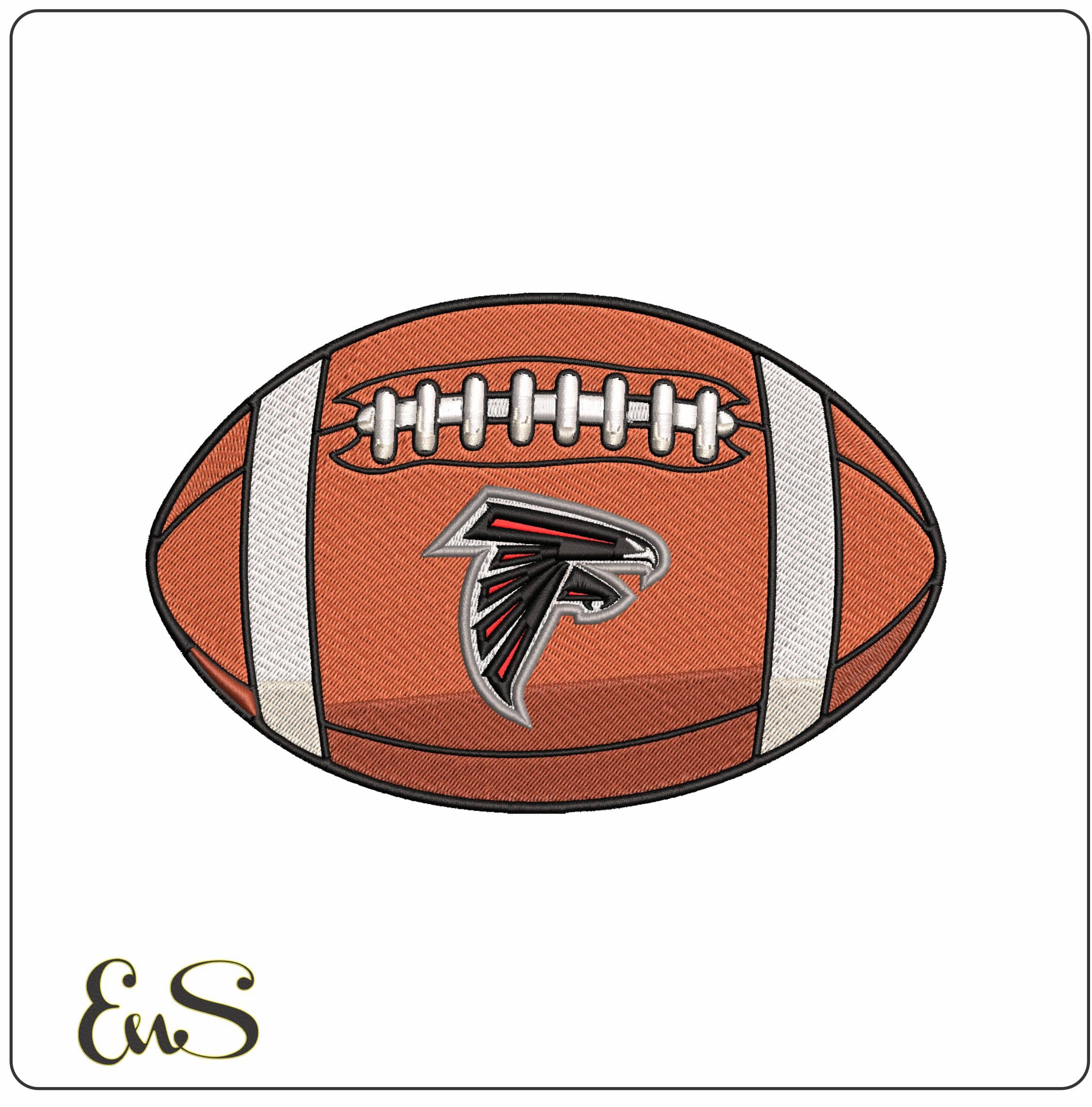 Atlanta Falcons American Football NFL  - Elegant embroidery design file - instant download