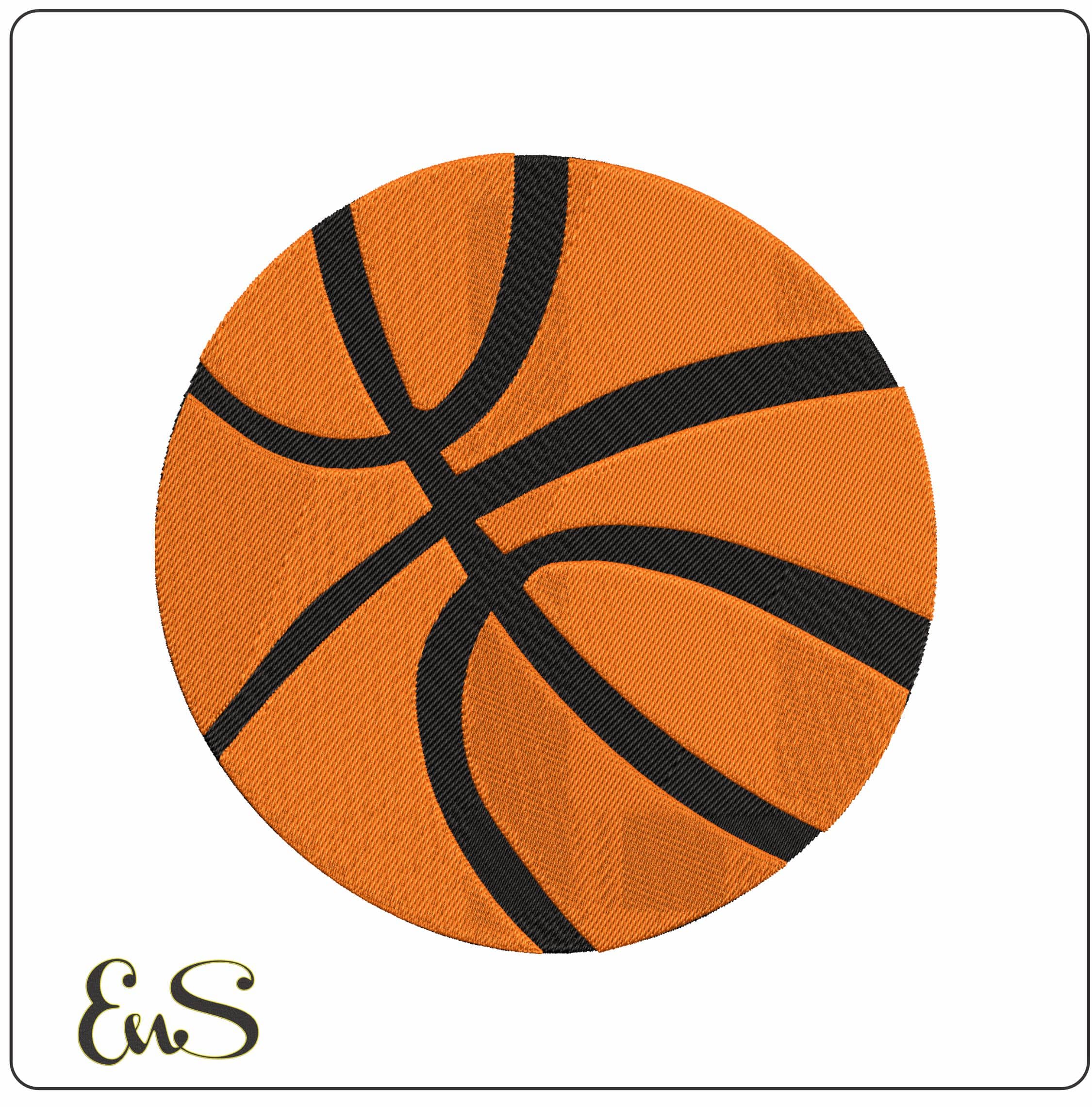 Basketball   - Elegant embroidery design file - instant download